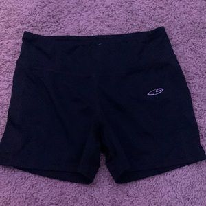 Champion black spandex, YL